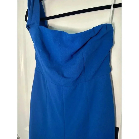 NWT | Lulus | Flaunt It Like That Royal Blue One Shoulder Jumpsuit - Picture 10 of 10